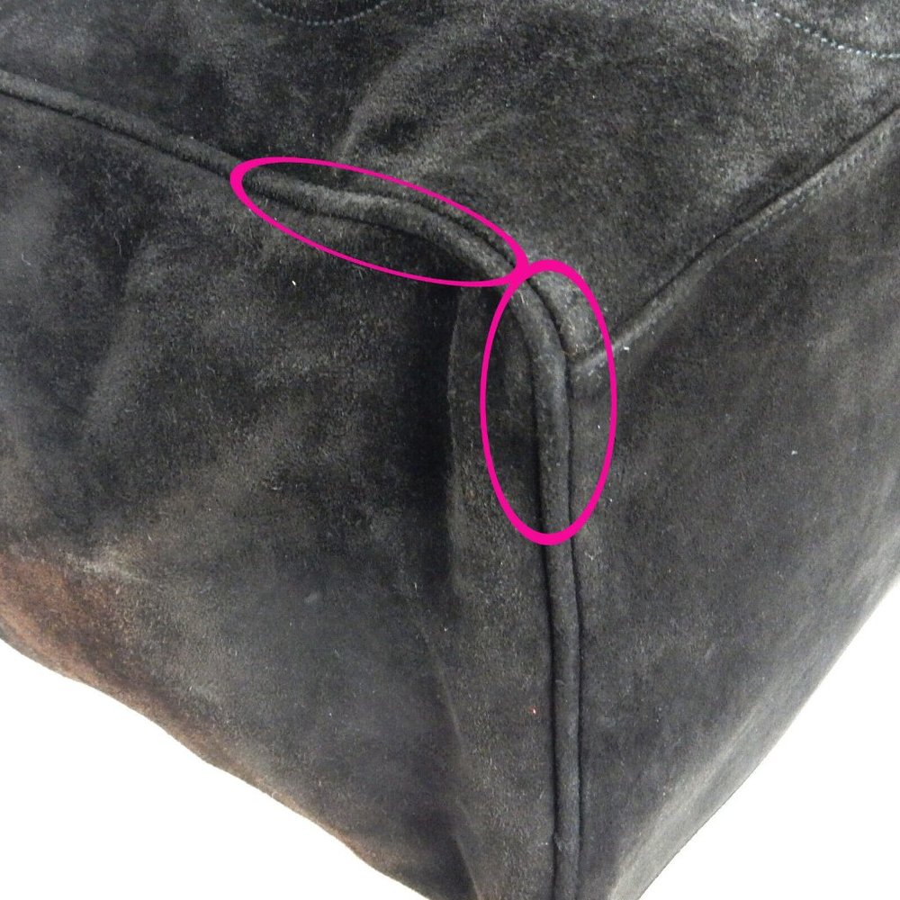 Chanel Brown Suede Tote Shoulder Bag!! Stunning! - Picture 5 of 10